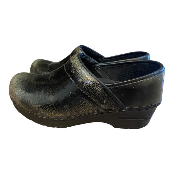 Sanita Professional Olive Green Speckled Patent Clogs EU 35 US 4 Work Nurse - Picture 4 of 16